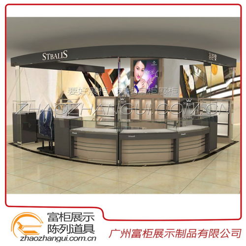 广州展柜厂 欧式木质烤漆珠宝精品橱柜的专业设计、定制与价格解析