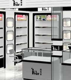 洛阳博物馆手机化妆品展柜定制 设计制作一体化，价格优于同行的平面设计方案